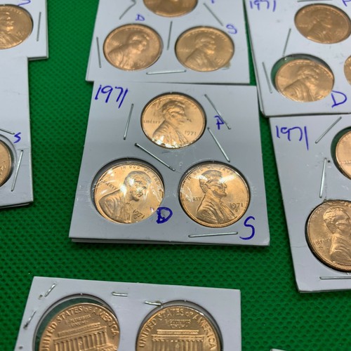 1971 Penny's Both "P,D,& S" Very Nice coins. B/U - Picture 4 of 10