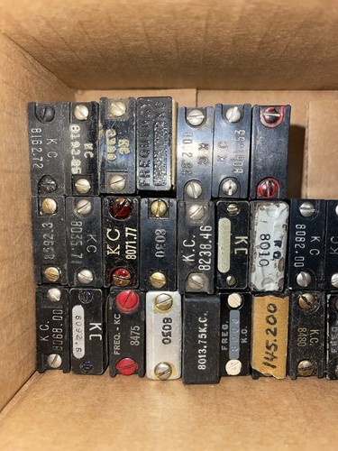Radio Crystal CR-1A/AR Military .125 Pins USA You Get All 30+ Xtals No 40 M - Afbeelding 6 van 8