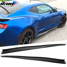 Fits 16-24 Chevrolet Camaro Zl1 Style Side Skirts Extension Rocker Panel Pp Pair