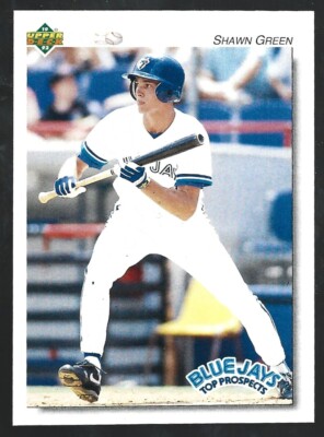 1992 Upper Deck Top Prospects #225 Shawn Green rookie card, Los