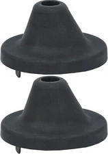 2X Rubber Hood Bumper Rear Stop Cone Mount for Freightliner Cascadia P3 Bumper