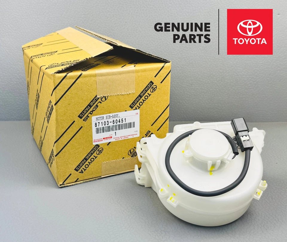 87103-60451 Toyota Land Cruiser Sequoia Lexus LX570 OEM motor soplador con ventilador Foto 4 de 4