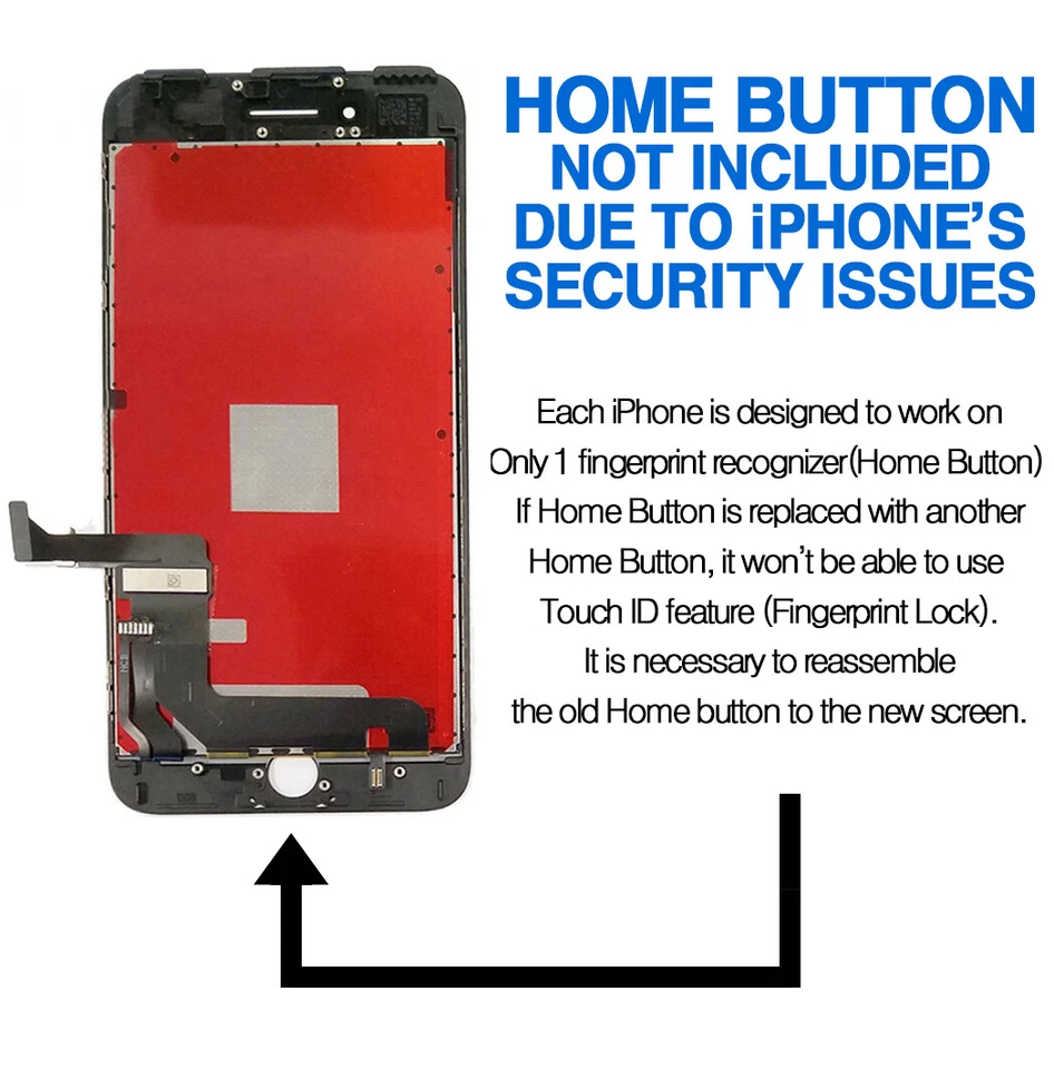 iPhone 6 PLUS 6S 7 8 X LCD Touch Screen Replacement Digitizer Display Assembly - image 2 of 3