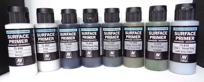 Vallejo Surface Primer (116,50 /l) Grundierung 60 ml Flasche zur Auswahl Neu