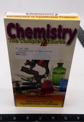 Chemistry The Complete Course Equilibrium Problems 25 VHS Cassette Tape Video