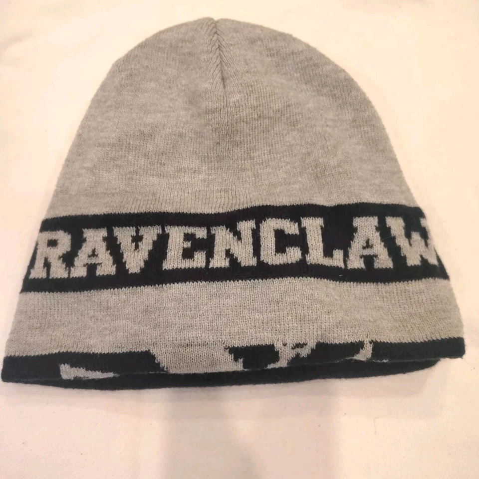  Gorro de punto reversible Ravenclaw gris azul H1 Foto 2 de 4