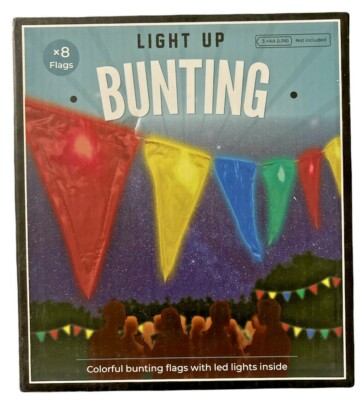 Original Fun Workshop Grand Open Birthday Party Banner Light Up Bunting Flag