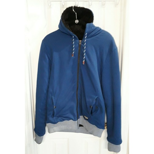 Buffalo David Bitton Blue Hooded Jacket 