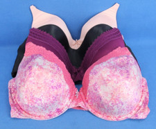 Maidenform 0795XJ 09404 Underwire Lined T-shirt Bra Bundle Lot Size 38D H2025