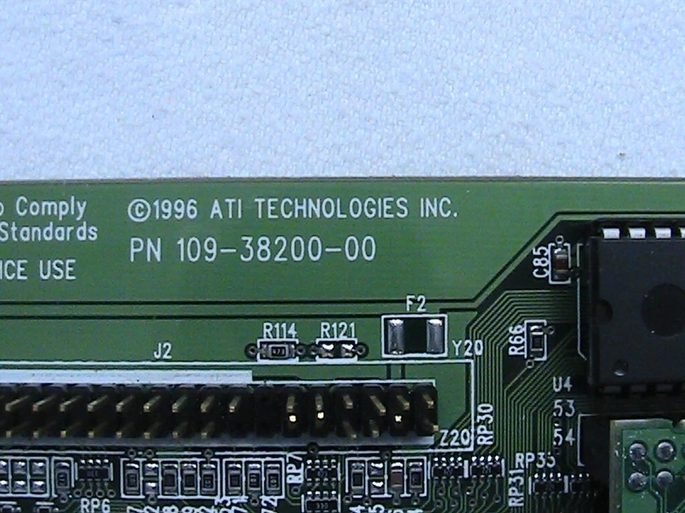 1 USED ATI MACH 64 PCI GRAPHICS CARD 103-38200-00 - Image 3 of 4