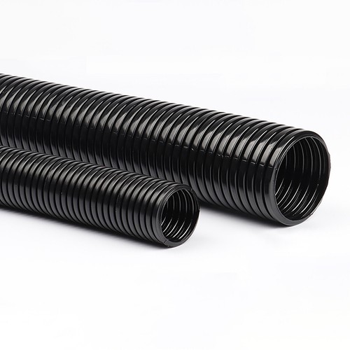 Black Conduit Split & Non Split Flexible Tube Cable Tidy Trunking Organiser - Picture 5 of 7