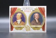 2022 Topps Allen & Ginter FAMOUS RIVALS Alexander Hamilton / Aaron Burr FR-1