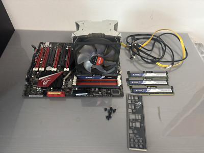 ASUS ROG Crosshair IV Formula Mainboard AM3 mit ATX Blende, 4x 8GB RAM Corsair