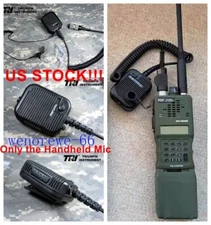 IN US!!! TRI Thales Hand Microphone 6PIN Air Duct Earphone for Prc 152 148 Radio