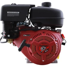 9HP Rhino Small Gas Engine Side Shaft Recoil / Pull Start 1" Shaft