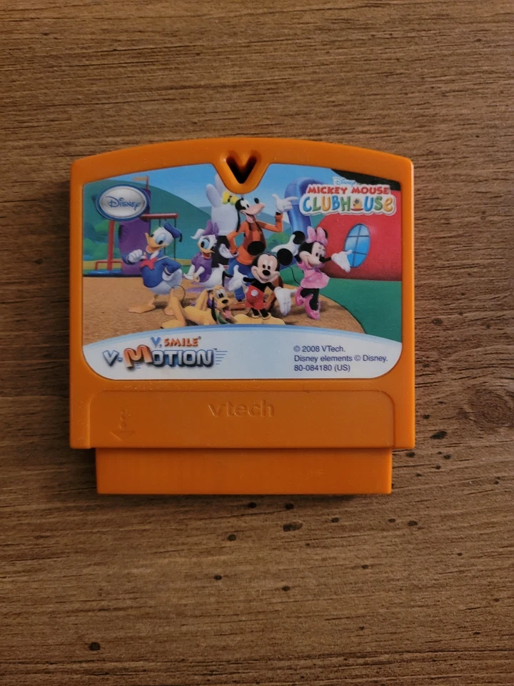 VTech V.Smile VMotion Learning Game Cartridges Lot Of 4 Thomas The Train Mickey - Image 4 of 4