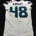 Tyrice Knight GAME WORN 💪09/15/24 Seahawks vs. Patriots NFL Jersey 👕Inc. COA💥