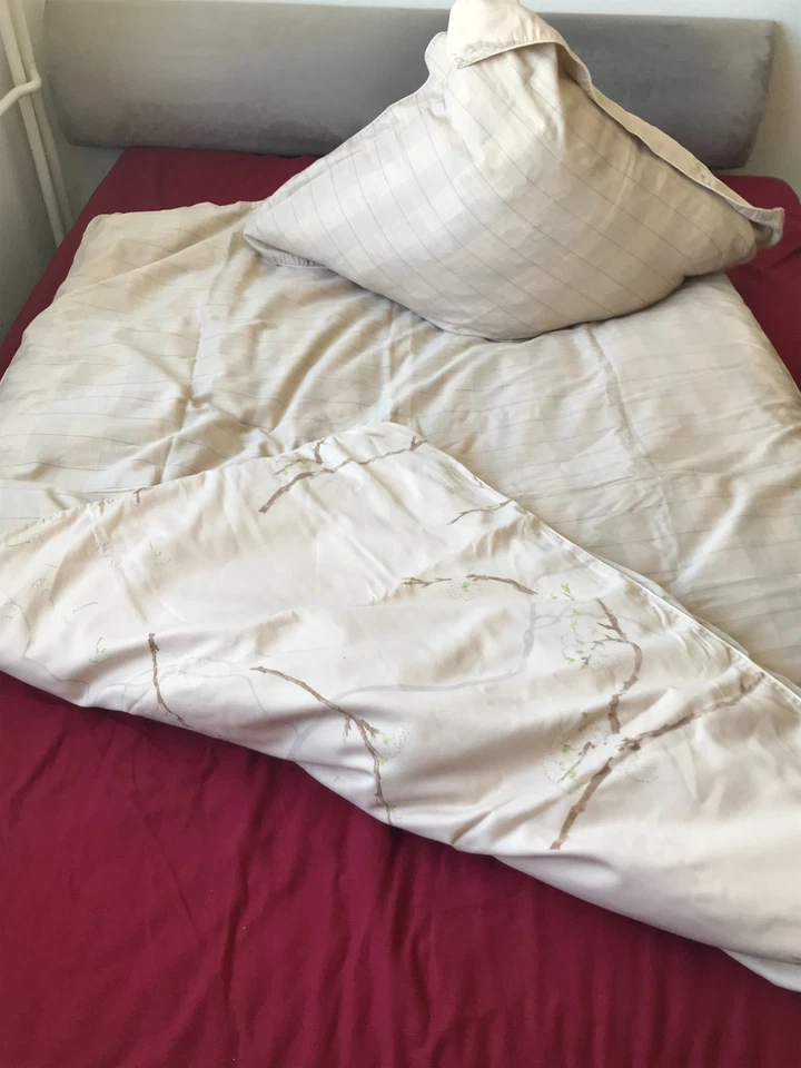 YVES DELORME PARIS LUXUS FLORAL ZWEISEITEN BETTWÄSCHE 2-Tlg Set 100% COTTON - Bild 2 von 4