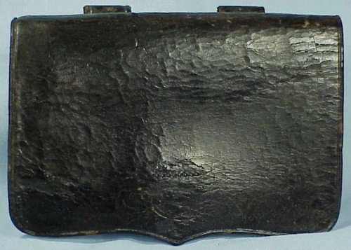 ORIGINAL  CIVIL WAR .36 CALIBER PISTOL CARTRIDGE BOX TRIPLE MARKED