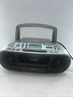 Vintage Sony CFD-S01 Boombox CD Radio Cassette Player Tested Works