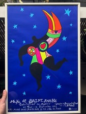 Niki DE SAINT PHALLE, L'INVITATION AU MUSÉE 1993 screenprint poster original