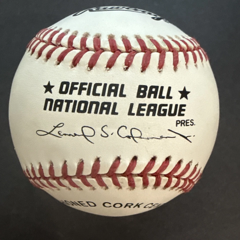 Robin Roberts (d.2010) HOF Philadelphia Phillies Autographed ONL Baseball - Image 3 of 4