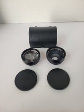 Vivitar Wide Angle  Telephoto Lens Set for Mamiya 528TL Camera with Caps  Case