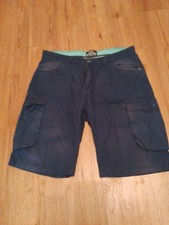 Herren Cargo Bermuda, Größe 36,Blau Indetic