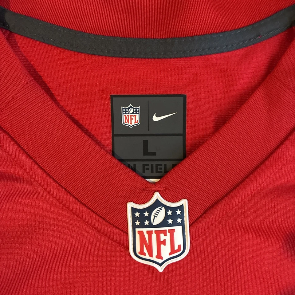 Camiseta deportiva Tom Brady Nike On Field para hombre grande New England Patriots roja retro Foto 4 de 4