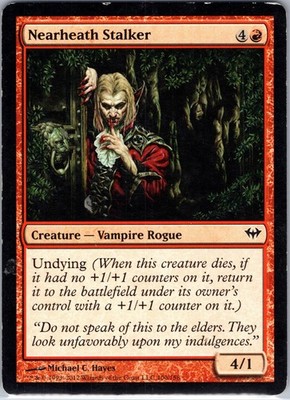 Nearheath Stalker 100 Common Dark Ascension Magic: The Gathering MP