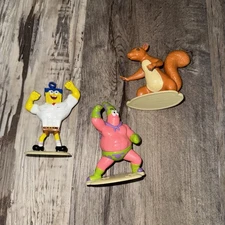 3 SpongeBob figure lot 2014 Stephen, Patrick, Sandy (15)