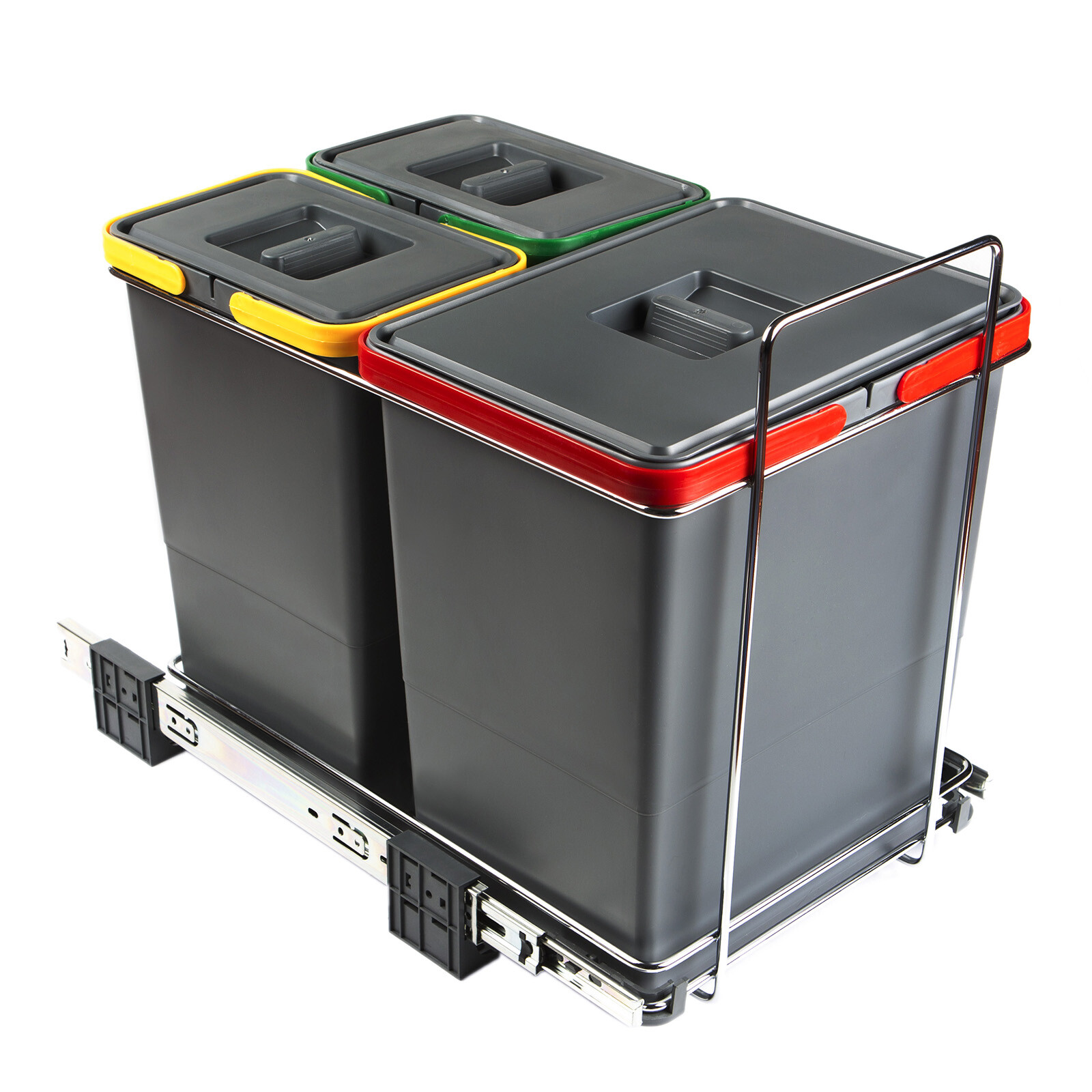 So-Tech - Abfallsammler Ecofil 18+8+8L Mit Deckel Abfallsystem Für Korpusbreite Ab 40 Cm - Image 2