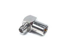 2pcs RF Coax RIGHT ANGLE Adapter FME Male Plug to SMA Female Jack