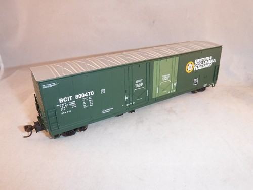 Atlas HO BCOL 53' Evans Dbl-P/D Box CU Dark Green w-One Lite Grn Dr #BCIT 800470