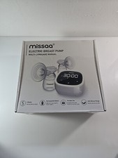 Missaa Electric Rechargeable Breast Pump 2 pumps 5 Modes Portable Use SEALED