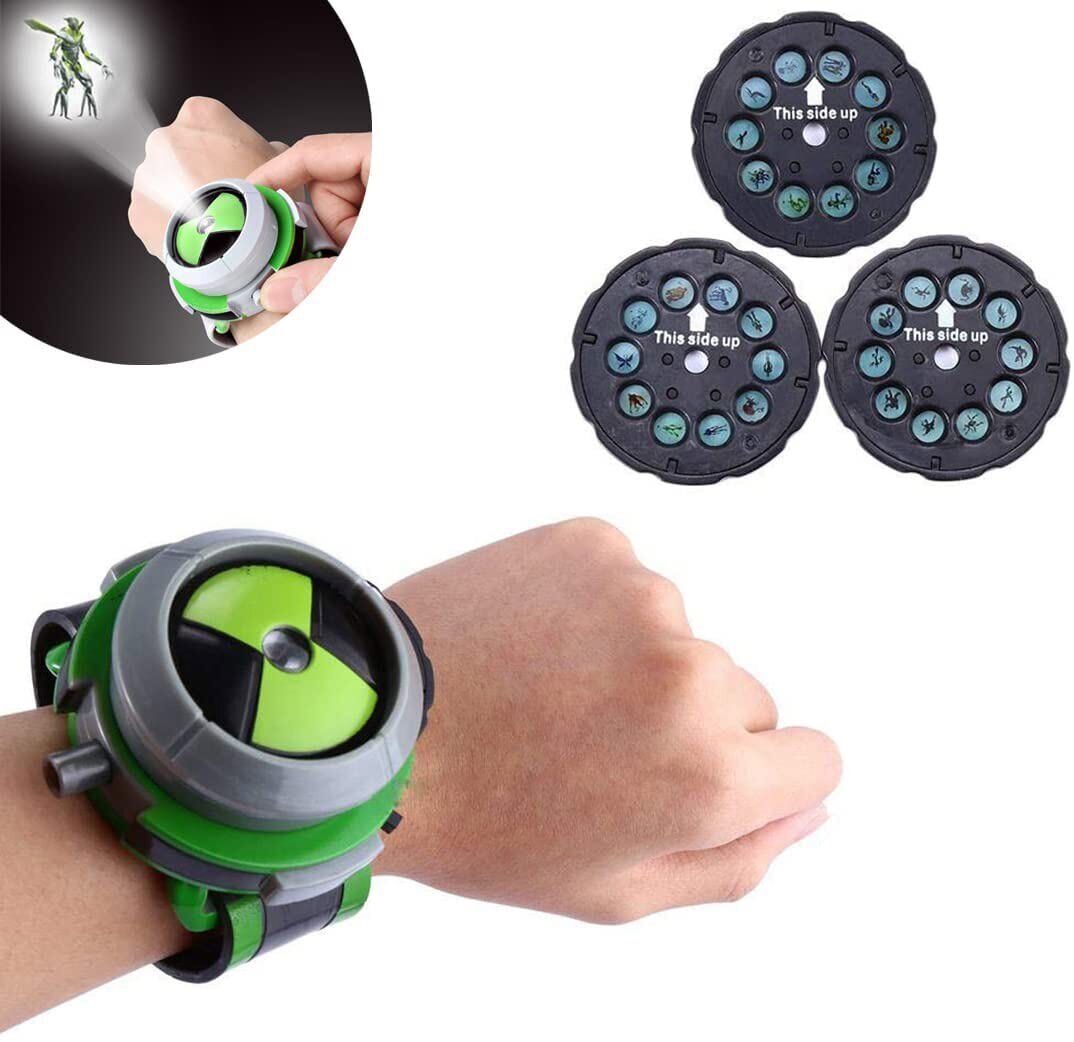  hois Ben Ten 10 Toy Omnitrix Illuminator Watch for  Kids-Ultimate Alien Projector Action Figure Game watch as Birthday Gifts :  Toys & Games