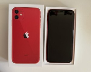 Apple iPhone 11 (CDMA + GSM) - 256GB (PRODUCT)RED (Ohne Simlock) Rot Mit Zubehör