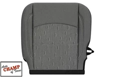 For 2023 2024 Dodge Ram 2500 3500 BigHorn -Driver Bottom Cloth Seat Cover Gray