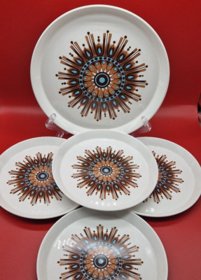 Barker Bros Ltd Cleopatra Royal Tudor Ware Retro Teeteller & 4 Beilagenteller