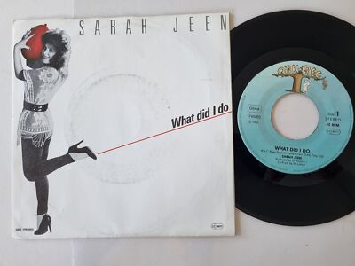 Sarah Jeen - What did I do 7'' Vinyl Germany