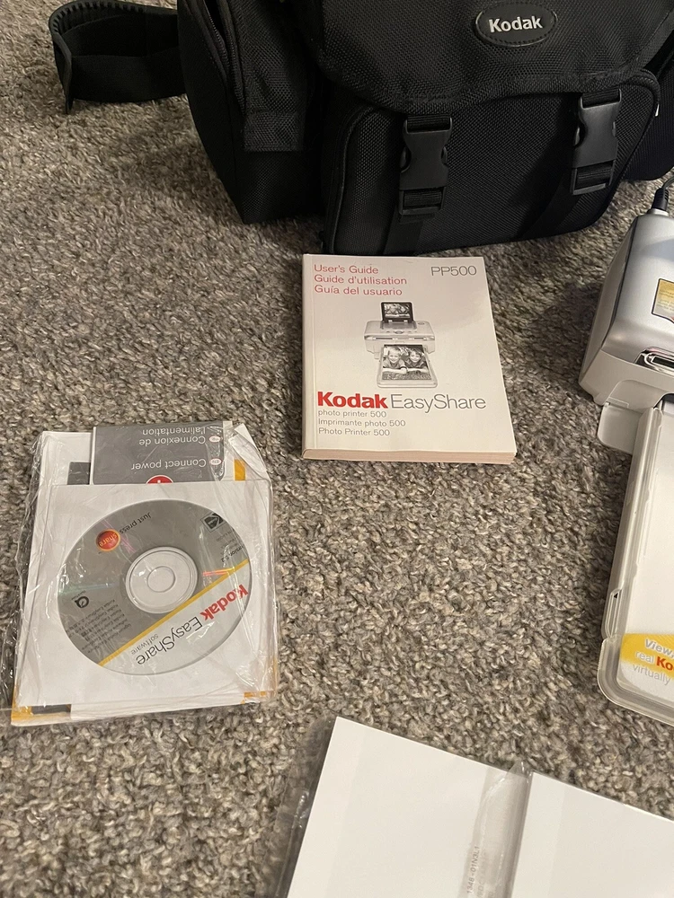 Kodak Easyshare Photo Printer 500 With Carrying Bag And Other￼ Accessories