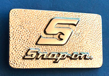 VINTAGE SNAP-ON SNAP ON CHROME BELT BUCKLE BTS SPP-555