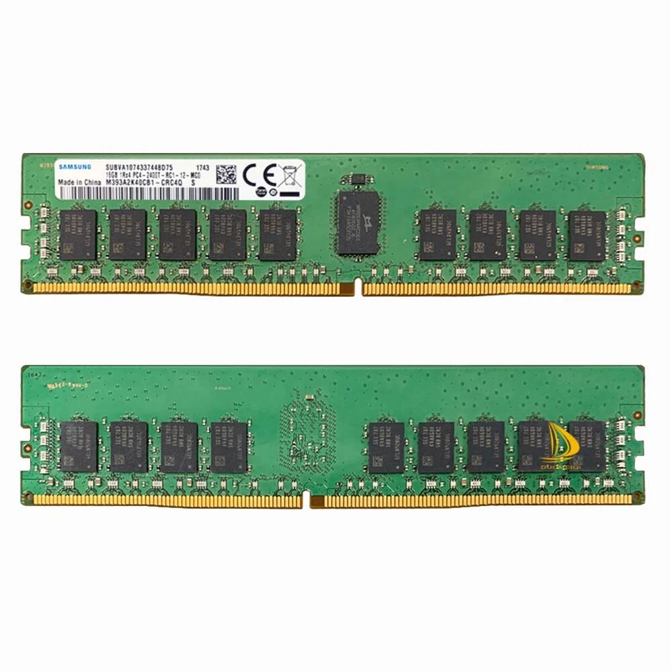 16G Samsung 16GB 1Rx4 PC4-2400T DDR4 2400Mhz 288Pin DIMM ECC SERVER Memory RAM $ - Image 3 of 3