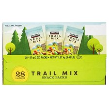 Kirkland Signature Trail Mix Snack Packs, 2 oz, 28 ct Bags