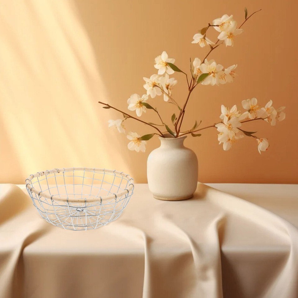Metal Wire Fruit Basket Iron Fruit Bowl Fruit Holder Stand Storage