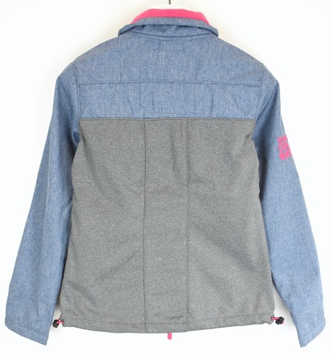 Superdry Windtrekker Lite Chaqueta Para Mujer M Ligera Con Cremallera Patrón - Imagen 2 de 8