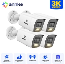 ANNKE 3K PoE Two Way Audio Security IP Camera C500X 5MP Outdoor AI Color Night