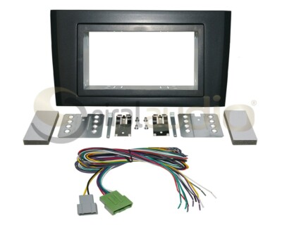 VOLVO XC90 2003-2014 Car Radio Dash Kit 2DIN + AMP Bypass Wire Harness VO32