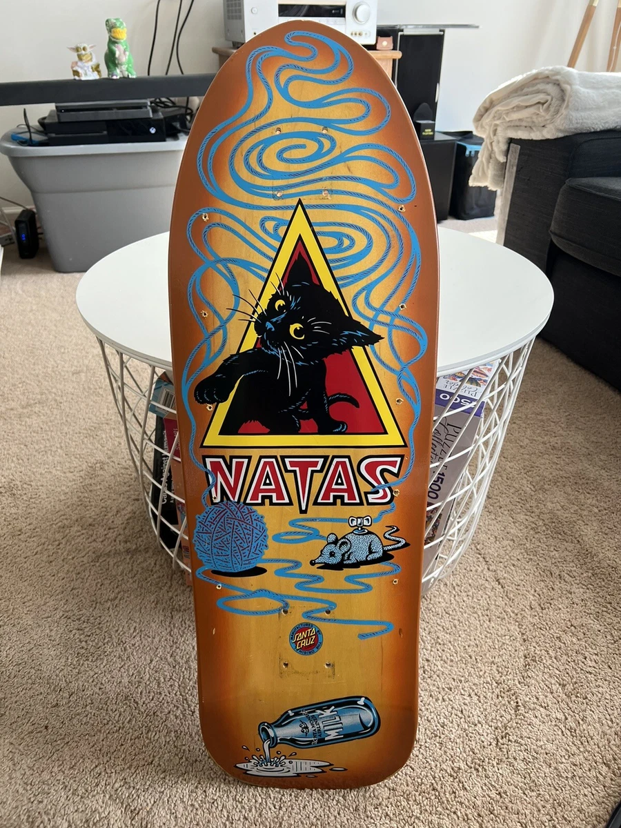 Santa Cruz Natas Kitten Reissue Skateboard Deck SMA 9.89 x 29.82