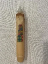 Christmas Packages Battery LED Taper w/ 6 hr. Timer - 7" H